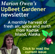 garden newsletter, recipes, books